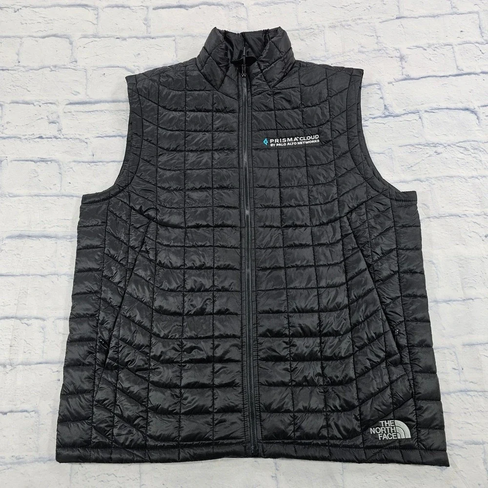 The North Face ThermoBall Trekker Vest Mens L Black Quilted Palo Alto Networks